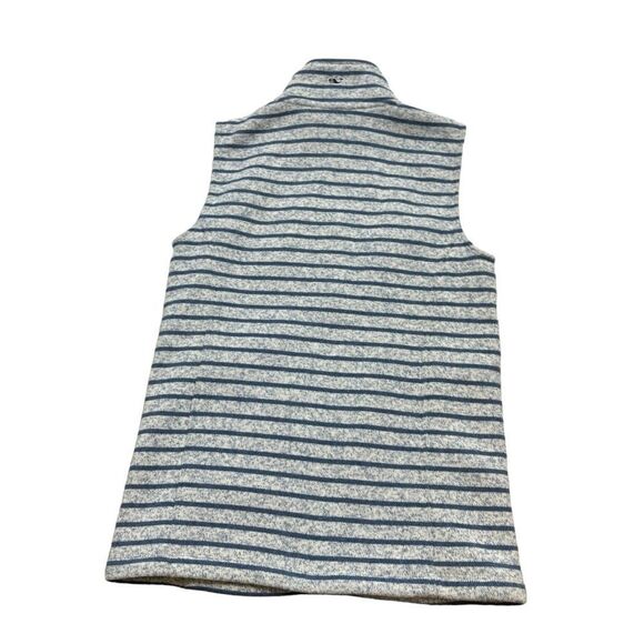 Ladies Vineyard Vines Blue and Heather White Knit Vest‎ Size XXS - Picture 3 of 12